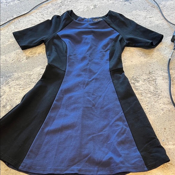 Topshop Dresses & Skirts - Topshop Black and Blue Mini Dress